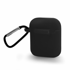 Headphone Case for Apple AirPods I/II Black