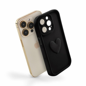 HEARTS Case for Apple iPhone 13 Black