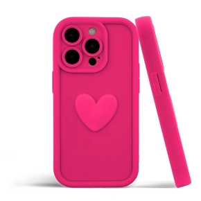 HEARTS Case for Apple iPhone 13 Fuchsia