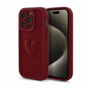 Case HEARTS for Apple iPhone 7/8 wine