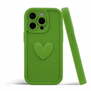 Etui HEARTS für Samsung A25 5G grün