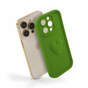 Etui HEARTS für Xiaomi REDMI NOTE 13 4G grün