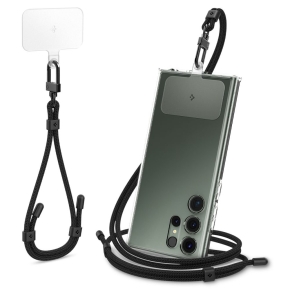 SPIGEN UNIVERSAL GURTSET CROSSBODY & HANDGELB SCHWARZ