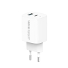 Travel charger VIDVIE PLE248 3A PD 20 W USB+Type-C+cable Type-C/ iPhone white
