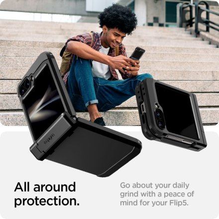 SPIGEN TOUGH ARMOR PRO GALAXY Z FLIP 6 BLACK