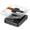 SZKŁO HARTOWANE SPIGEN GLAS.TR ”EZ FIT” 2-PACK GALAXY Z FLIP 5 / 6 / 7 FE CLEAR