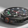 RINGKE SLIM & TEMPERED GLASS SAMSUNG GALAXY WATCH ULTRA 2024 / 2025 (47 MM) TITANIUM BLACK