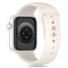 TECH-PROTECT SILICONE APPLE WATCH 8 / 9 / 10 / 11 / SE (40 / 41 / 42 MM) STARLIGHT