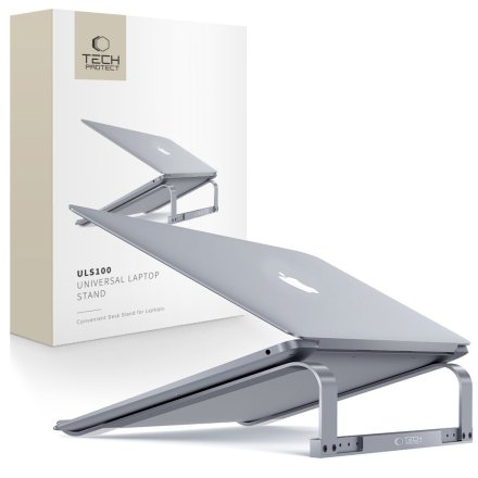 TECH-PROTECT ULS100 UNIVERSAL LAPTOP STAND GREY