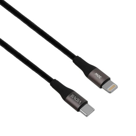 kabel vidvie 4038 typc iphone 1m czarny