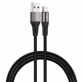 Kabel VIDVIE CB4038 USB/Type C 3A, 3m czarny