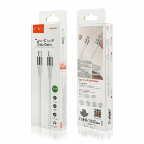 Cable VIDVIE CB4038 Type-C/iPhone 30W 1m white