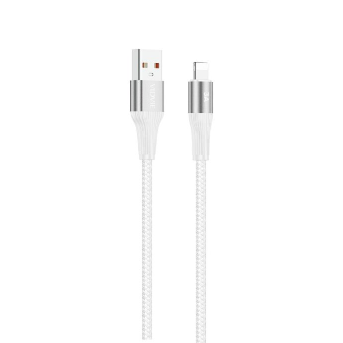 kabel vidvie 4038 usb iphone 2m bialy