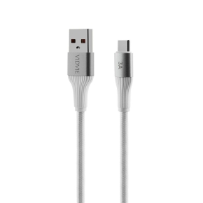 VIDVIE CB4038 USB/Type C 3A Cable, 3m White