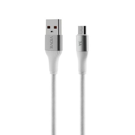 kabel vidvie 4038 usb micro 2m bialy