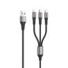 Cable VIDVIE CB4039 3in1 1.2m black