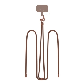 TECH-PROTECT C5S ROPE CROSSBODY STRAP CHOCOLATE BROWN