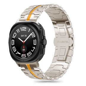 TECH-PROTECT STAINLESS LINE SAMSUNG GALAXY WATCH ULTRA 2024 / 2025 (47 MM) TITAN/ORANGE
