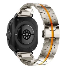 TECH-PROTECT STAINLESS LINE SAMSUNG GALAXY WATCH ULTRA 2024 / 2025 (47 MM) TITAN/ORANGE