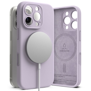 RINGKE SILIKON MAGNETISCH MAGSAFE IPHONE 16 PRO LICHT LILA