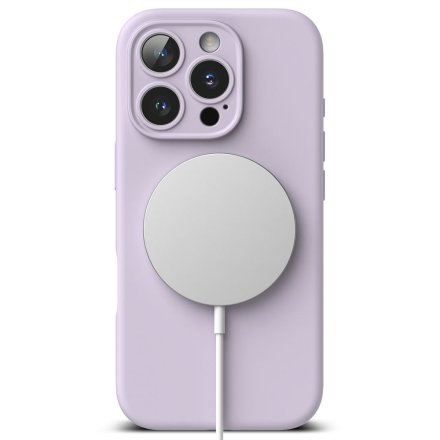 RINGKE SILICONE MAGNETIC MAGSAFE IPHONE 16 PRO LIGHT PURPLE