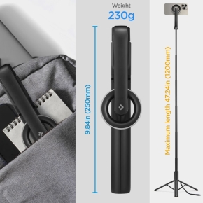 SPIGEN S580W MAGSAFE BLUETOOTH SELFIE STICK TRIPOD BLACK