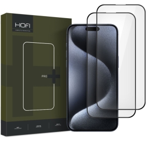 SZKŁO HARTOWANE HOFI GLASS PRO+ 2-PACK IPHONE 16 PRO / 17 / 17 PRO BLACK