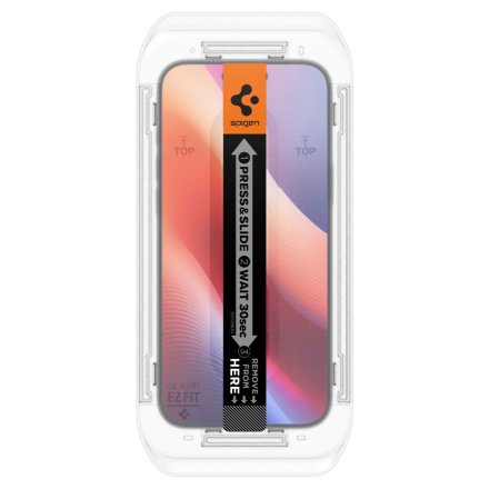 SZKŁO HARTOWANE SPIGEN GLAS.TR ”EZ FIT” 2-PACK IPHONE 16 PRO MAX CLEAR