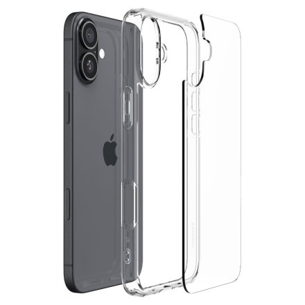 SPIGEN ULTRA HYBRID IPHONE 16 PLUS CRYSTAL CLEAR