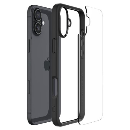 SPIGEN ULTRA HYBRID IPHONE 16 PLUS MATTE BLACK