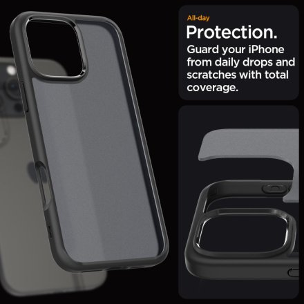 SPIGEN ULTRA HYBRID IPHONE 16 PRO FROST BLACK