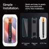 SZKŁO HARTOWANE SPIGEN GLAS.TR ”EZ FIT” IPHONE 16 PRO / 17 / 17 PRO CLEAR