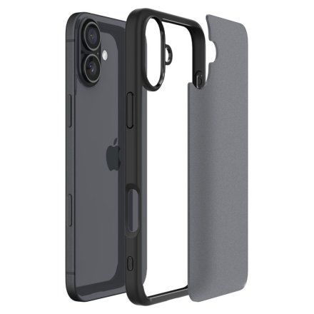 SPIGEN ULTRA HYBRID IPHONE 16 FROST BLACK