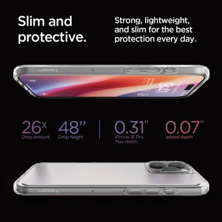 SPIGEN ULTRA HYBRID IPHONE 16 PRO MAX FROST CLEAR