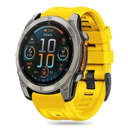 TECH-PROTECT SILICONE GARMIN FENIX 5X / 5X PLUS / 6X / 6X PRO / 7X / 8 (51 MM) YELLOW