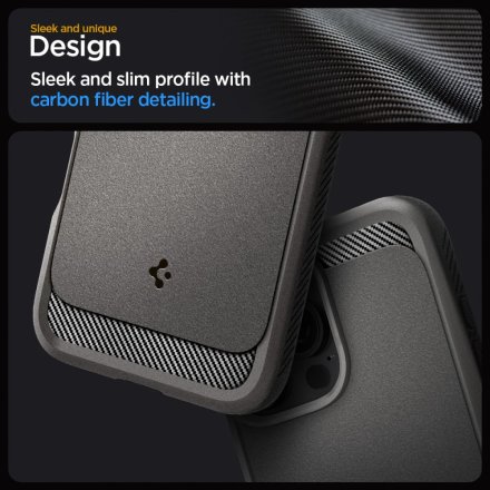 SPIGEN RUGGED ARMOR MAG MAGSAFE IPHONE 16 PRO GREY