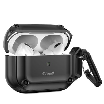 TECH-PROTECT ROUGH HOOK APPLE AIRPODS PRO 1 / 2 BLACK