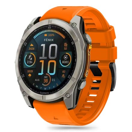 TECH-PROTECT SILICONE LINE GARMIN FENIX 5 / 6 / 6 PRO / 7 / 8 (47 MM) / E ORANGE