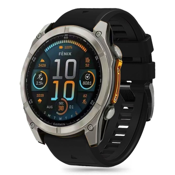 TECH-PROTECT SILICONE LINE GARMIN FENIX 5 / 6 / 6 PRO / 7 / 8 (47 MM) / E BLACK