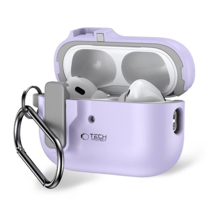 TECH-PROTECT SLIM HOOK APPLE AIRPODS PRO 1 / 2 LAVENDER