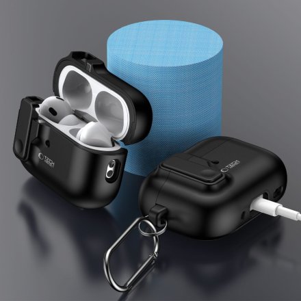 TECH-PROTECT SLIM HOOK APPLE AIRPODS PRO 1 / 2 BLACK