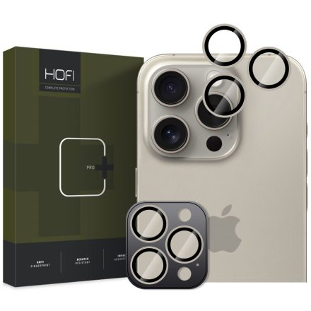 OSŁONA APARATU HOFI CAMRING PRO+ IPHONE 16 PRO / 16 PRO MAX NATURAL TITANIUM