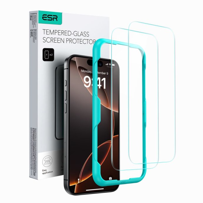 SZKŁO HARTOWANE ESR TEMPERED GLASS 2-PACK IPHONE 16 PRO MAX CLEAR