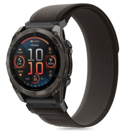 TECH-PROTECT NYLON GARMIN FENIX 5 / 6 / 6 PRO / 7 / 8 (47 MM) / E BLACK/ORANGE