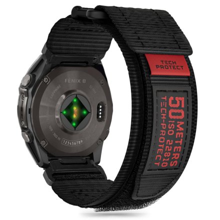 TECH-PROTECT SCOUT PRO GARMIN FENIX 5X / 5X PLUS / 6X / 6X PRO / 7X / 8 (51 MM) BLACK