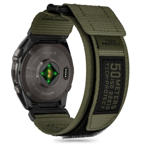 TECH-PROTECT SCOUT PRO GARMIN FENIX 5X / 5X PLUS / 6X / 6X PRO / 7X / 8 / 8 PRO (51 MM) MILITARY GREEN