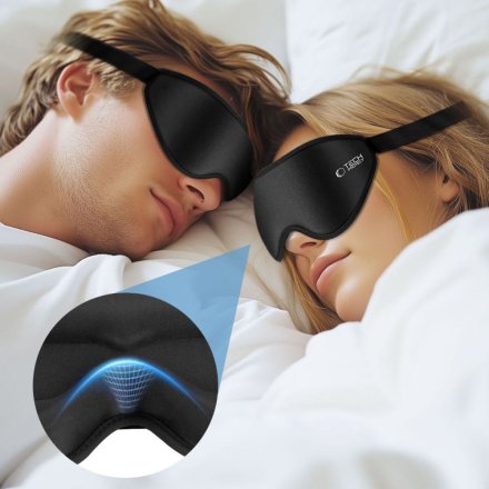 TECH-PROTECT EYESHADE SLEEP MASK MATTE BLACK