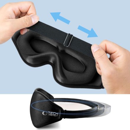 TECH-PROTECT EYESHADE SLEEP MASK MATTE BLACK