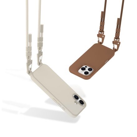 TECH-PROTECT MAGNECKLACE MAGSAFE IPHONE 15 COSMIC LATTE