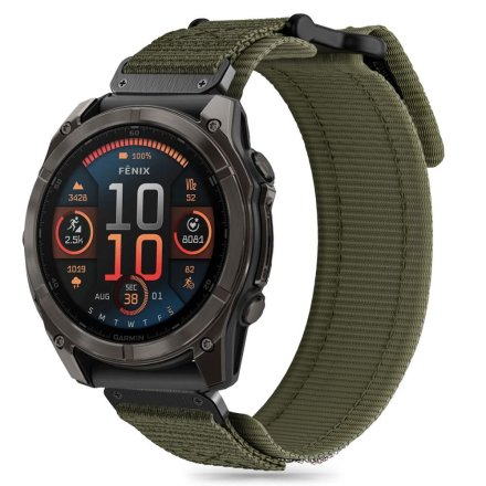 TECH-PROTECT SCOUT PRO GARMIN FENIX 5 / 6 / 6 PRO / 7 / 8 (47 MM) / E MILITARY GREEN